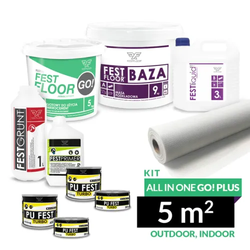 Mikrozement Kit ALL IN ONE GO! PLUS - 5 M²