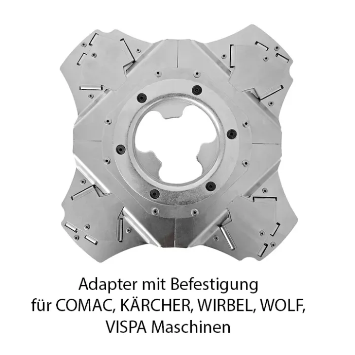 Diamantsegmentadapter für Einscheibenmaschinen