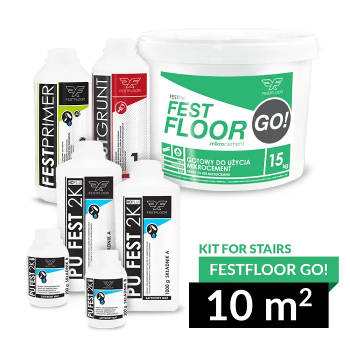 Kit für Treppen FESTFLOOR GO! - 10 m² Produktset